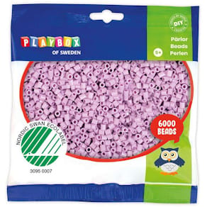 Rörpärlor pastell lila 6000/fp