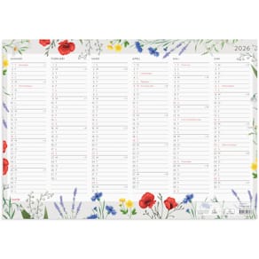 Väggblad Blomster 2026