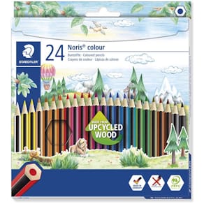 Farveblyanter STAEDTLER Noris 185, assorterede, 24 stk
