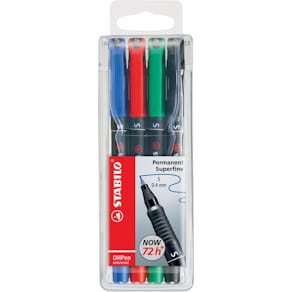 Folienstift STABILO OHPen universal, S, Etui 4 Stück