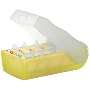 Karteibox HAN Croco A7, transluzent-gelb