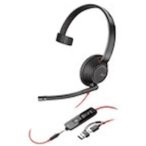 HP Poly Blackwire 5210 - Blackwire 5200 series - headset - på