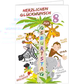 Geburtstagskarte HANRA Kinder Drehzahl