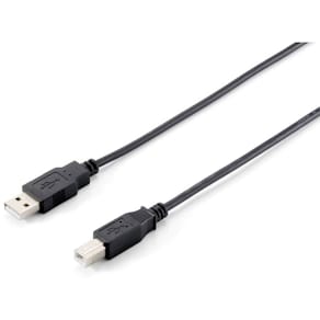 USB-Kabel EQUIP 2.0, Typ A auf Typ B, 1,8 m, schwarz