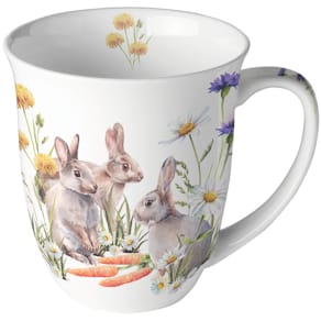 Kaffeebecher AMBIENTE Frühjahr, 0,4 l, Karotten