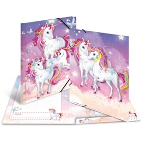 Gummizugmappe HERMA Einhorn, DIN A3