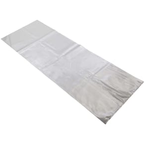 Plasthætte LDPE 100 µm, 700+600x2010 mm, klar, 10 stk