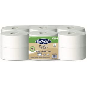 Minijumbo toiletpapir BulkySoft Comfort Mini, 2-lag, 130 m, 40 rl