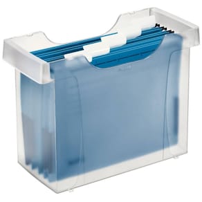 Hängemappenbox Leitz Mini-Aktei Plus, frost, inkl. 5 Hängemappen