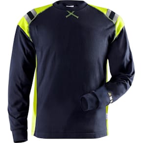 Långärmad T-shirt Flam 7072 Marin XL