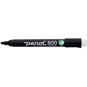 Whiteboardpenna PENOL 800 rund svart