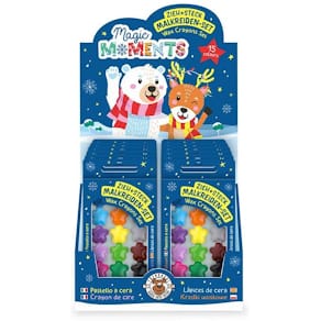 Wachsmalkreiden TRENDHAUS Magic, weihnachtlich, Zieh- und Steck