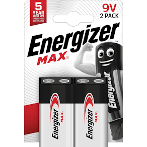 Energizer MAX 9V/6LR61 (2-pack)