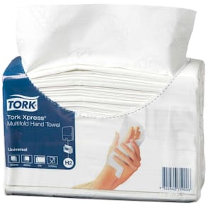 Håndklædeark Tork Universal H2, 2-lag ubleget, 3800 stk