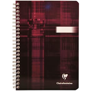 Spiralnotizbuch Clairefontaine, liniert, sortiert
