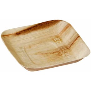 Tallerkner firkantet 170 x 170 mm, træ, 100 stk