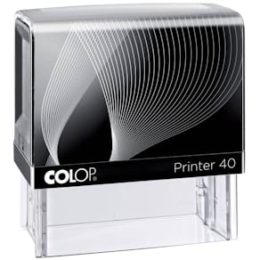 Selbstfärbestempel COLOP Printer 40 Line 127761, schwarz