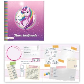 Freundebuch ROTH Einhornportrait