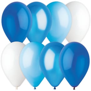 Luftballon KARALOON Home-Party-Mix, 16 Stück, blau