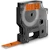 Märkband Dymo D1 Durable, svart/orange, 12mm