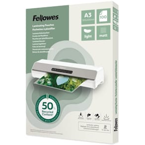 Laminat FELLOWES A3 75-80mic matt 100/fp