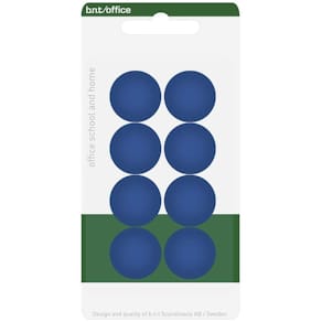 Magneter BNT blå, 8 stk