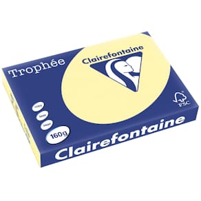 Gekleurd papier Clairefontaine Trophée Pastel, A3, 160 g, 250 vel