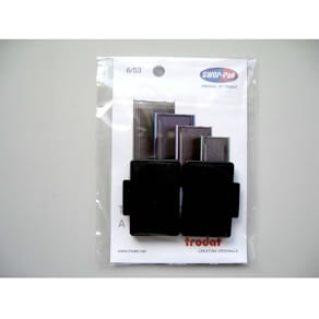 Stempelpude Trodat til 5203/5440/5253, sort, 2 stk