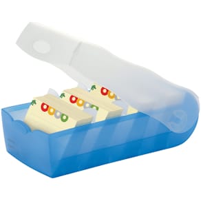 Karteibox HAN CROCO A8, transluzent-blau