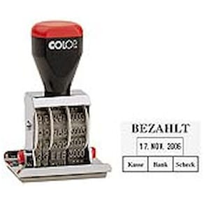 Datumstempel COLOP 04060L2, Bezahlt, 45 x 30 mm