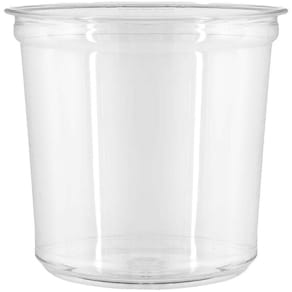 Deli-skål RPET Ø117 x H110 mm, transparent, 500 stk