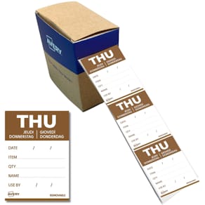 Rollenetiketten Avery Zweckform, 40 x 56 mm, 500 St., braun