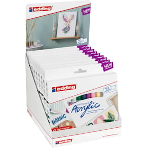 Thekendisplay edding Acrylic Start Easy Set, nordic