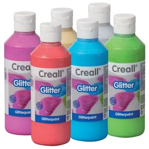 Glitterfärg Creall 6x250ml