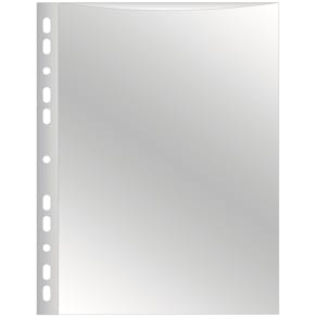 Showtas Q-CONNECT, A4, 11-gaats, glashelder, 100 micron