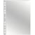 Showtas Q-CONNECT, A4, 11-gaats, glashelder, 100 micron