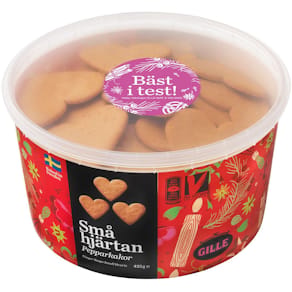 Pepparkakor GILLE Små Hjärtan 425g