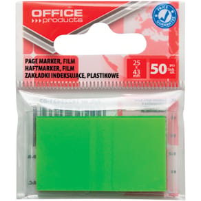 Indextabs Office Products, 25 x 43 mm, 50 tabs, groen