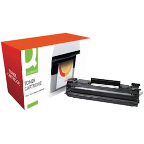 Lasertoner Q-Connect KF10816, kompatibel mit CB435A, schwarz