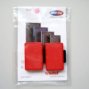 Stempelpude Trodat rød til 5430/5200/4430/4030, 2 stk.