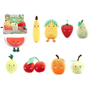 Plüschfigur Softlinge, Früchte, 16 cm, 6-fach sortiert
