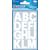 Etiketten Avery cijfers en letters A-Z groot, 2 blad, wit
