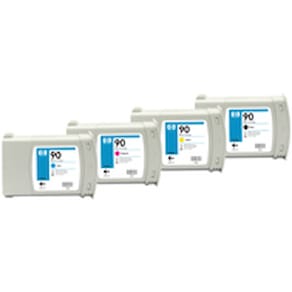 HP 90 yellow ink cartridge, 400ml