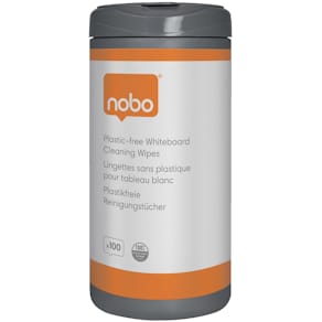Whiteboardrengöring NOBO servetter 100/f