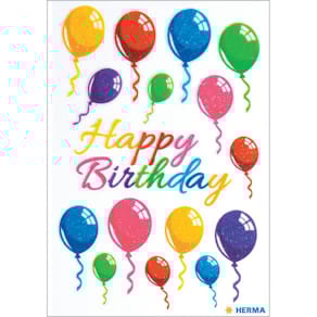 Schmucketiketten HERMA MAGIC Bunte Luftballon