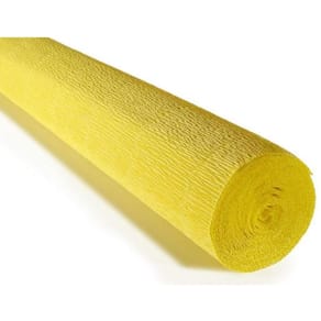 Kräppapper kraftigt 180gr Gul