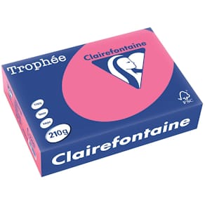 Gekleurd papier Clairefontaine Trophée Intens, A4, 210 g, 250 vel
