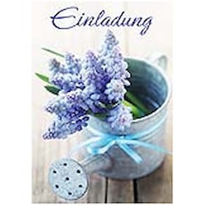 Einladungskarten KOMMA³, inkl. Umschlag, 5 Stück