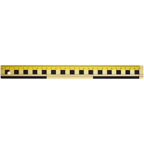 Linjal Plast, 30cm, dm/cm/mm-grader, 10/fp