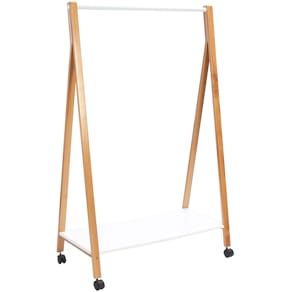 Klädställning Sleek A-form bokträ